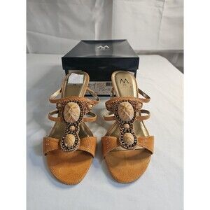 M by MARINELLI open toed mules size 8